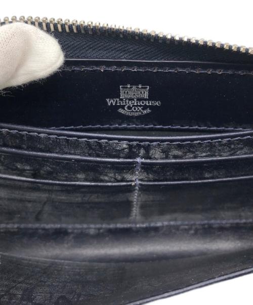 Whitehouse Cox（ホワイトハウスコックス）Whitehouse Cox (ホワイトハウスコックス) 長財布 ネイビーの古着・服飾アイテム