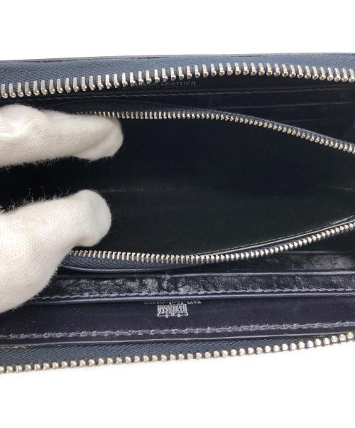 Whitehouse Cox（ホワイトハウスコックス）Whitehouse Cox (ホワイトハウスコックス) 長財布 ネイビーの古着・服飾アイテム