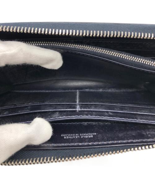 Whitehouse Cox（ホワイトハウスコックス）Whitehouse Cox (ホワイトハウスコックス) 長財布 ネイビーの古着・服飾アイテム