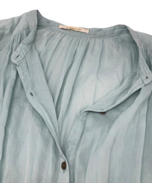 ne quittez pas（ヌキテパ）ne quittez pas (ヌキテパ) Cotton Voile Tiered Maxi Dress ブルー サイズ:下記参照の古着・服飾アイテム
