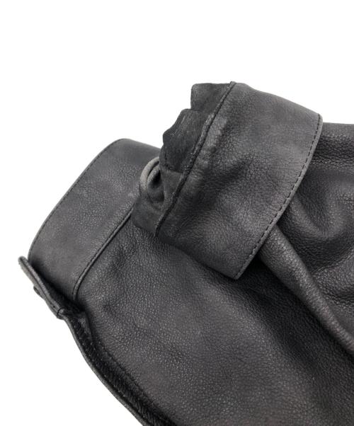 seven by seven（セブンバイセブン）SEVEN BY SEVEN (セブンバイセブン) EURO WORK LEATHER JACKET グレー サイズ:Lの古着・服飾アイテム