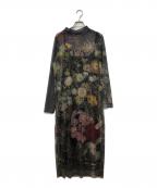 Ameri×THE METアメリ×ザメット）の古着「SHEER DRESS」｜グリーン