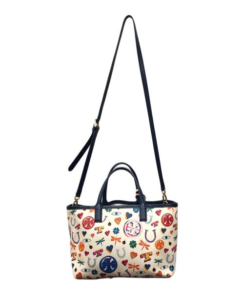 TORY BURCH（トリーバーチ）TORY BURCH (トリーバーチ) 2WAYバッグ アイボリー サイズ:下記参照の古着・服飾アイテム