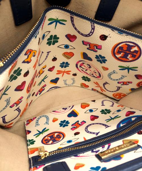 TORY BURCH（トリーバーチ）TORY BURCH (トリーバーチ) 2WAYバッグ アイボリー サイズ:下記参照の古着・服飾アイテム