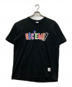 SUPREME×WTAPSシュプリーム×ダブルタップス）の古着「Sic'em! Tee」｜ブラック