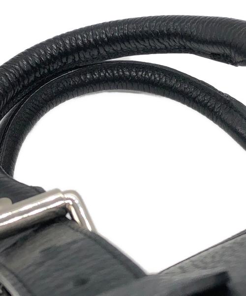 BURBERRY（バーバリー）BURBERRY (バーバリー) 裏地ノバチェック レザーミニボストンバッグ ブラック サイズ:下記参照の古着・服飾アイテム