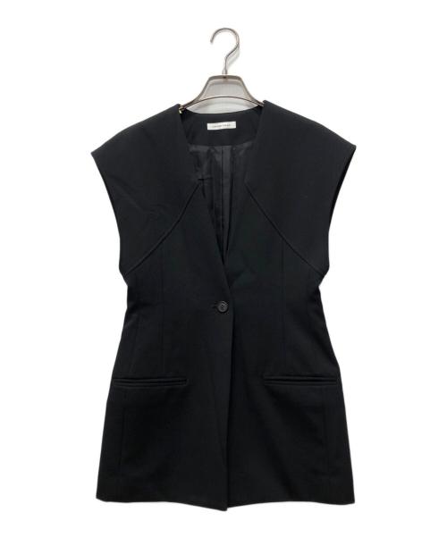 SATORU SASAKI（サトル ササキ）SATORU SASAKI (サトル ササキ) ノースリーブジャケット ブラック サイズ:1の古着・服飾アイテム