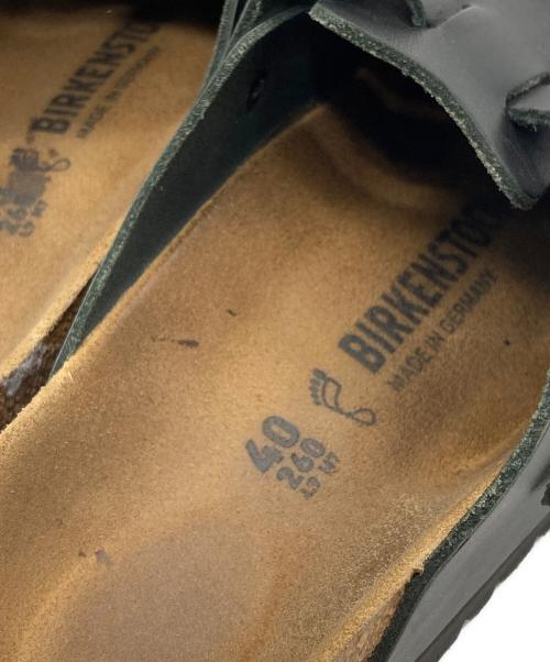 BIRKENSTOCK（ビルケンシュトック）BIRKENSTOCK (ビルケンシュトック) レザーボストン ブラック サイズ:26cmの古着・服飾アイテム
