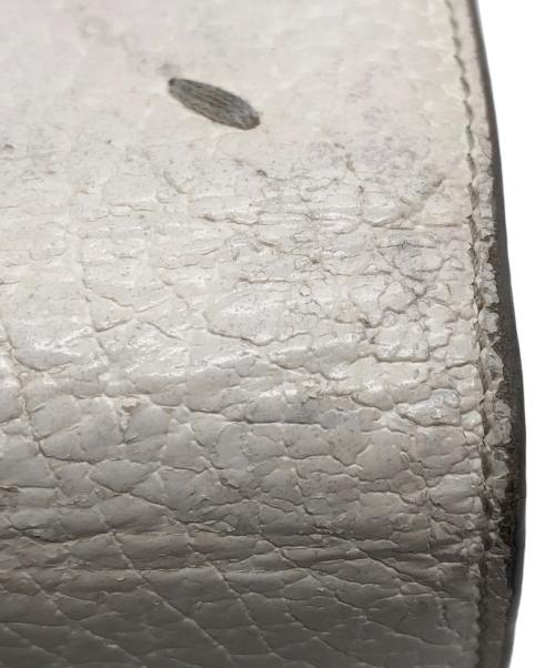 Maison Margiela（メゾンマルジェラ）Maison Margiela (メゾンマルジェラ) 4つタグ レザーウォレット ホワイトの古着・服飾アイテム