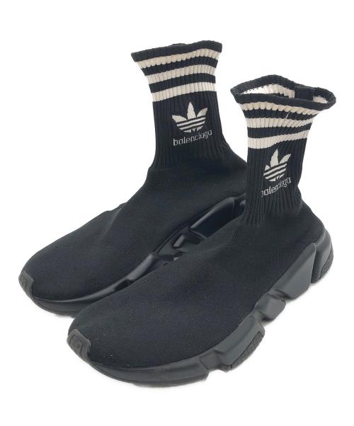 adidas（アディダス）adidas (アディダス) BALENCIAGA (バレンシアガ) SPEED TRAINER ブラック サイズ:26.5の古着・服飾アイテム
