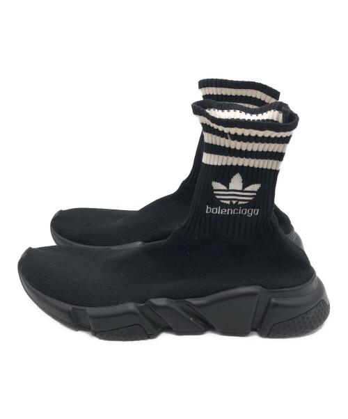 adidas（アディダス）adidas (アディダス) BALENCIAGA (バレンシアガ) SPEED TRAINER ブラック サイズ:26.5の古着・服飾アイテム