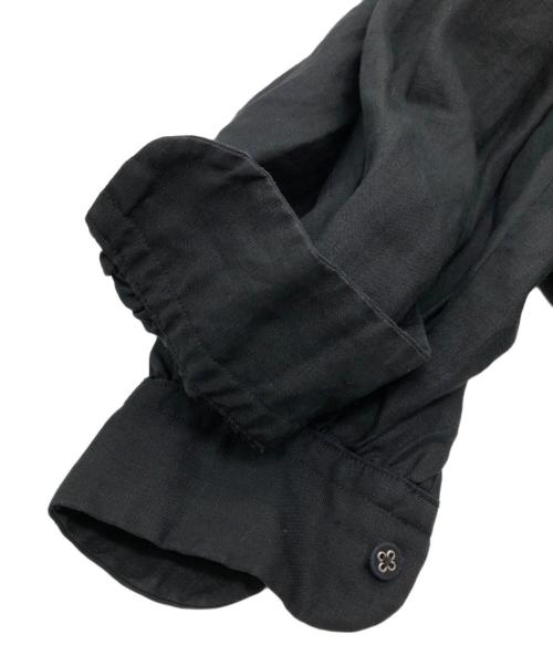 SCYE（サイ）SCYE (サイ) リネン高密度タック ブラウス ブラック サイズ:36の古着・服飾アイテム