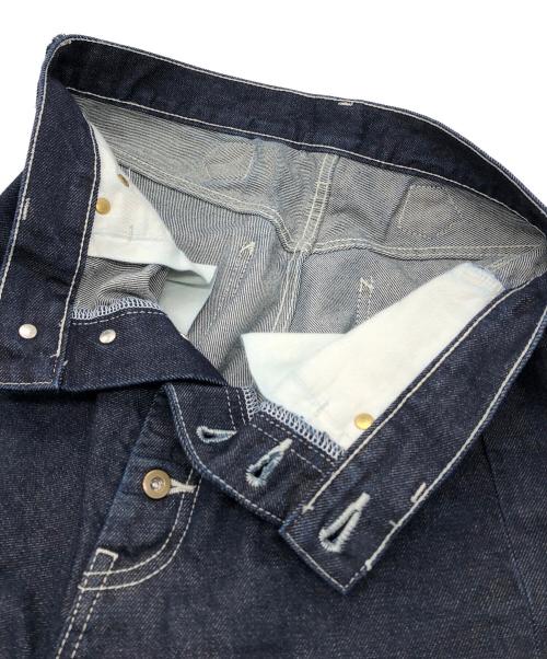 BRILLIANT（ブリリアント）BRILLIANT (ブリリアント) ハイウエストワイドレッグパンツ インディゴ サイズ:36の古着・服飾アイテム