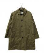 MHLエムエイチエル）の古着「ステンカラーコート」｜カーキ