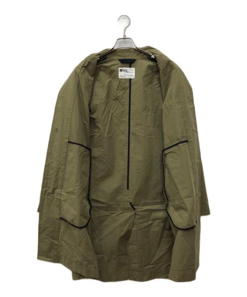 MHL（エムエイチエル）MHL (エムエイチエル) ステンカラーコート カーキ サイズ:Mの古着・服飾アイテム