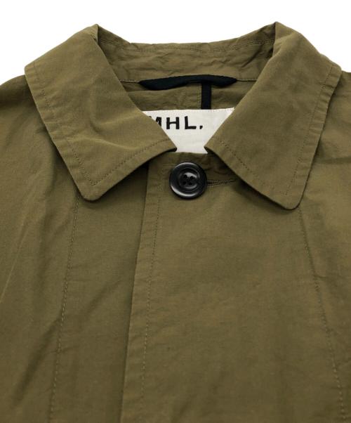 MHL（エムエイチエル）MHL (エムエイチエル) ステンカラーコート カーキ サイズ:Mの古着・服飾アイテム