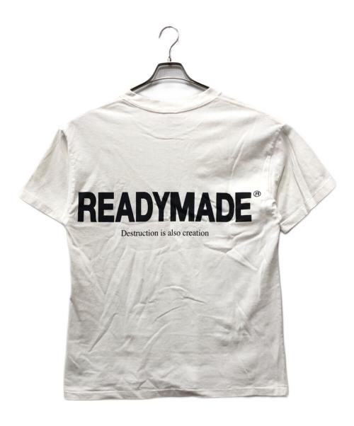 READYMADE（レディメイド）READYMADE (レディメイド) SS T-SHIRT SMILE ホワイト サイズ:Lの古着・服飾アイテム