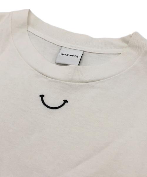 READYMADE（レディメイド）READYMADE (レディメイド) SS T-SHIRT SMILE ホワイト サイズ:Lの古着・服飾アイテム