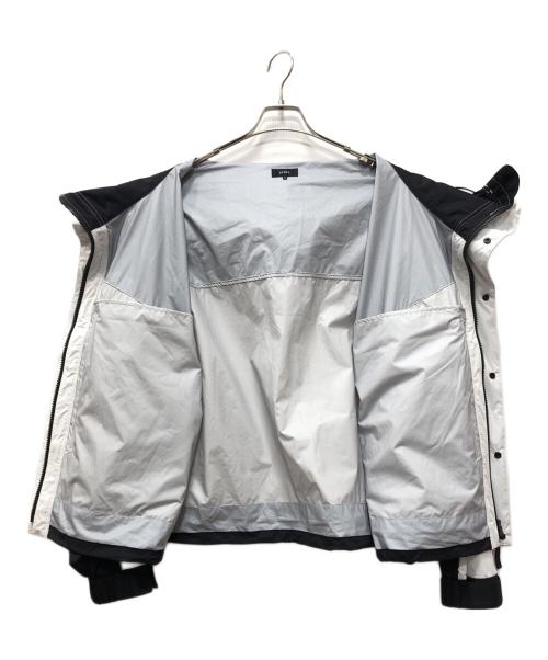 BEAMS（ビームス）BEAMS (ビームス) マウンテンパーカー ホワイト×ブラック サイズ:Mの古着・服飾アイテム