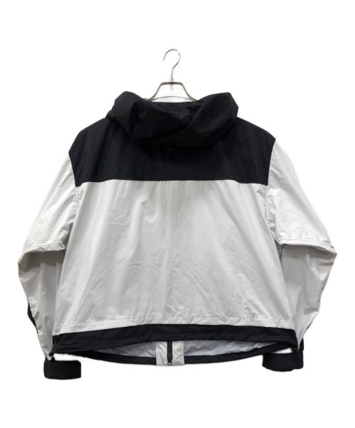 BEAMS（ビームス）BEAMS (ビームス) マウンテンパーカー ホワイト×ブラック サイズ:Mの古着・服飾アイテム