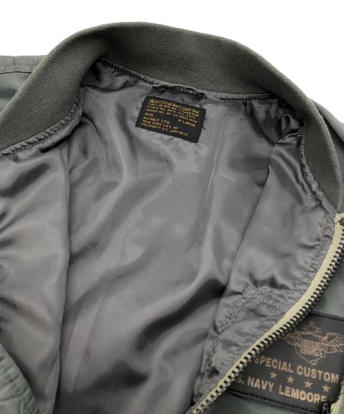 AVIREX（アヴィレックス）AVIREX (アヴィレックス) L-2 カスタムフライトジャケット グリーン サイズ:XLの古着・服飾アイテム