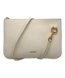 JIL SANDER（ジルサンダー）の古着「LINK MD Shoulder Bag」｜ホワイト