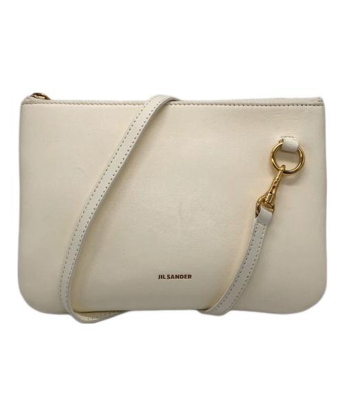 JIL SANDER（ジルサンダー）JIL SANDER (ジルサンダー) LINK MD Shoulder Bag ホワイトの古着・服飾アイテム