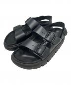 BIRKENSTOCKビルケンシュトック）の古着「ダブルストラップサンダル」｜ブラック