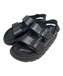 BIRKENSTOCK（ビルケンシュトック）の古着「ダブルストラップサンダル」｜ブラック