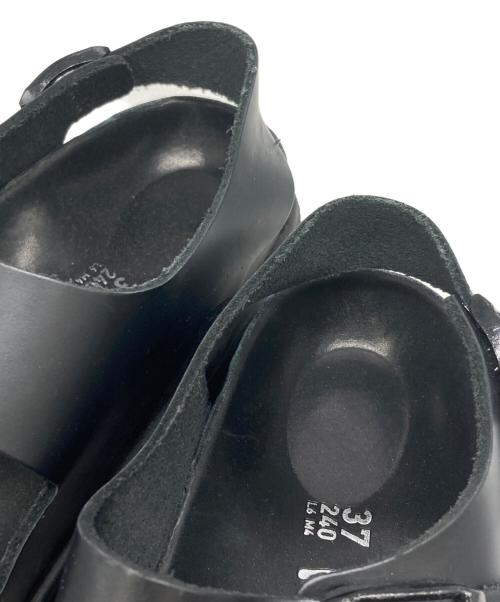 BIRKENSTOCK（ビルケンシュトック）BIRKENSTOCK (ビルケンシュトック) ダブルストラップサンダル ブラック サイズ:24cmの古着・服飾アイテム