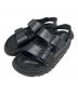 BIRKENSTOCK（ビルケンシュトック）の古着「ダブルストラップサンダル」｜ブラック
