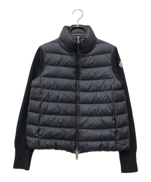 MONCLER（モンクレール）MONCLER (モンクレール) CARDIGAN TRICOTダウンジャケット ブラック サイズ:XSの古着・服飾アイテム