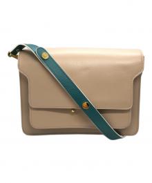 MARNI（マルニ）の古着「TRUNKSOFTショルダーバッグ」｜ベージュ