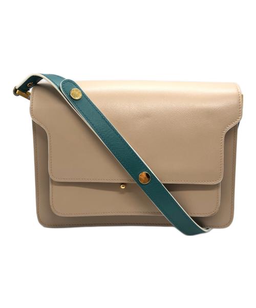 MARNI（マルニ）MARNI (マルニ) TRUNKSOFTショルダーバッグ ベージュ サイズ:下記参照の古着・服飾アイテム