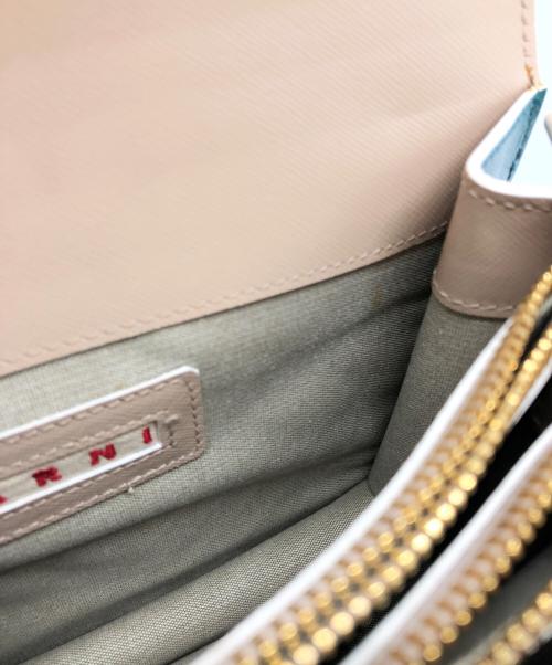 MARNI（マルニ）MARNI (マルニ) TRUNKSOFTショルダーバッグ ベージュ サイズ:下記参照の古着・服飾アイテム