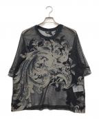 TAAKKターク）の古着「MESH T-SHIRTS」｜ブラック