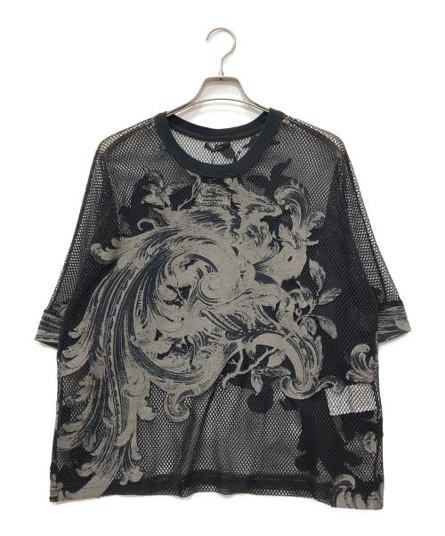 TAAKK（ターク）TAAKK (ターク) MESH T-SHIRTS ブラック サイズ:1 未使用品の古着・服飾アイテム