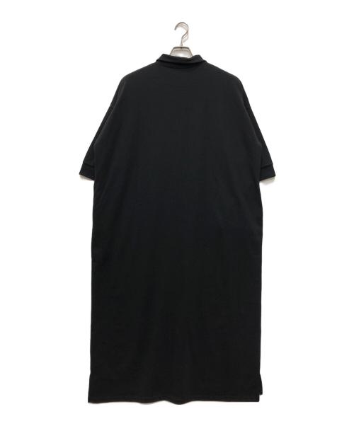 journal standard luxe（ジャーナルスタンダード ラックス）JOURNAL STANDARD LUXE (ジャーナルスタンダード ラックス) デラヴェジャージー ポロワンピース ブラック サイズ:Mの古着・服飾アイテム