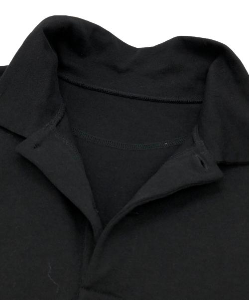 journal standard luxe（ジャーナルスタンダード ラックス）JOURNAL STANDARD LUXE (ジャーナルスタンダード ラックス) デラヴェジャージー ポロワンピース ブラック サイズ:Mの古着・服飾アイテム