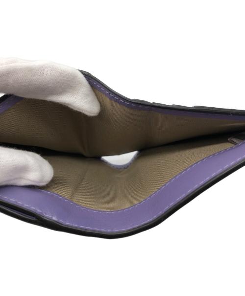 JIMMY CHOO（ジミーチュウ）JIMMY CHOO (ジミーチュウ) HANNI STAR COMPACT WALLET パープルの古着・服飾アイテム