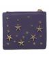 JIMMY CHOO (ジミーチュウ) HANNI STAR COMPACT WALLET パープル：27000円