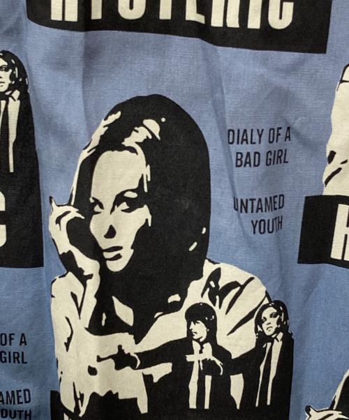Hysteric Glamour（ヒステリックグラマー）Hysteric Glamour (ヒステリックグラマー) 総柄FICTIONシャツ ネイビー サイズ:Mの古着・服飾アイテム