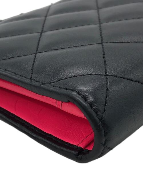 CHANEL（シャネル）CHANEL (シャネル) カンボンラインココマーク長財布 ブラック サイズ:下記参照の古着・服飾アイテム