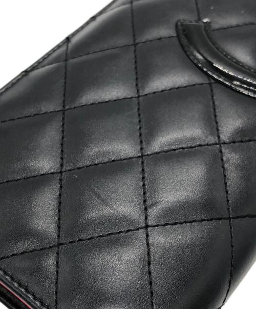 CHANEL（シャネル）CHANEL (シャネル) カンボンラインココマーク長財布 ブラック サイズ:下記参照の古着・服飾アイテム