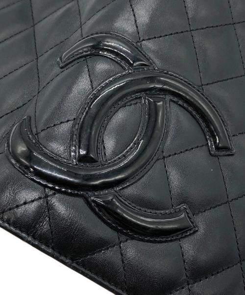 CHANEL（シャネル）CHANEL (シャネル) カンボンラインココマーク長財布 ブラック サイズ:下記参照の古着・服飾アイテム