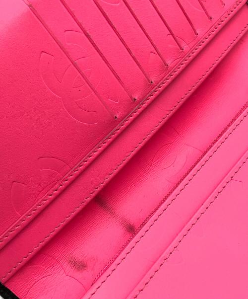 CHANEL（シャネル）CHANEL (シャネル) カンボンラインココマーク長財布 ブラック サイズ:下記参照の古着・服飾アイテム