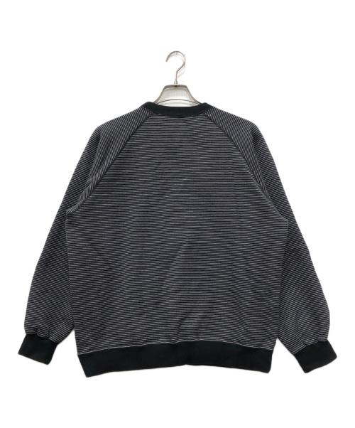 The Ennnoy Professional（ザ エンノイ プロフェッショナル）The Ennnoy Professional (ザ エンノイ プロフェッショナル) BORDER CREW NECK SWEAT ブラック サイズ:Mの古着・服飾アイテム