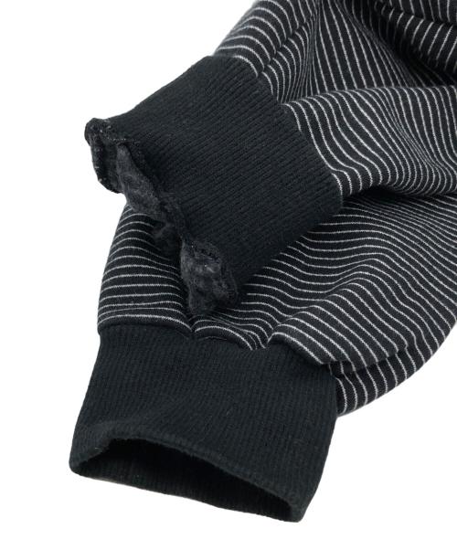 The Ennnoy Professional（ザ エンノイ プロフェッショナル）The Ennnoy Professional (ザ エンノイ プロフェッショナル) BORDER CREW NECK SWEAT ブラック サイズ:Mの古着・服飾アイテム