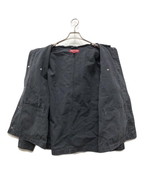 SUPREME（シュプリーム）SUPREME (シュプリーム) Worn Hooded Chore Coat ブラック サイズ:Mの古着・服飾アイテム