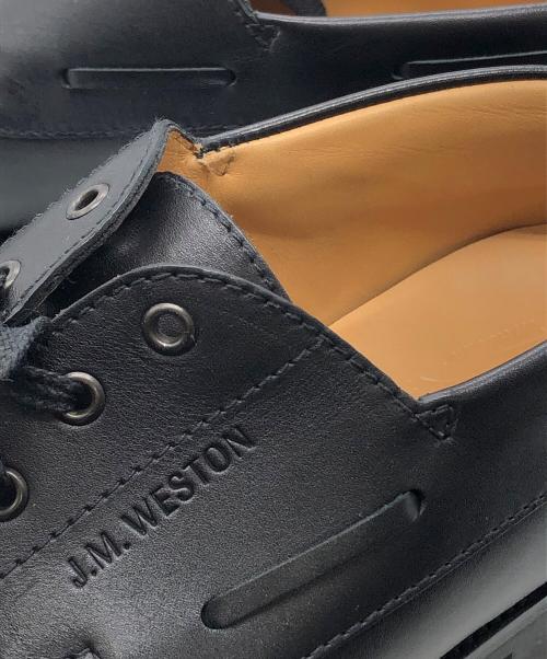 J.M.WESTON（ジェイエムウエストン）J.M.WESTON (ジェイエムウエストン) Yachting derby/レザーシューズ ブラック サイズ:SIZE 7の古着・服飾アイテム